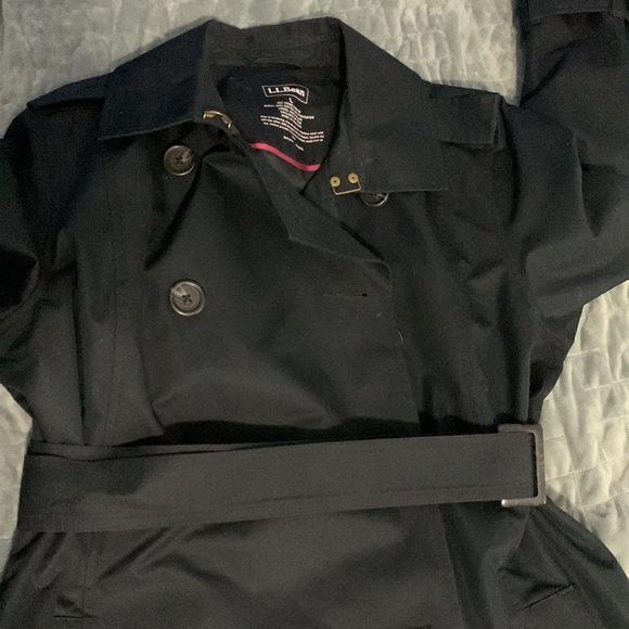 LLBean Large Petite rain resistant Peacoat - Picture 6 of 10